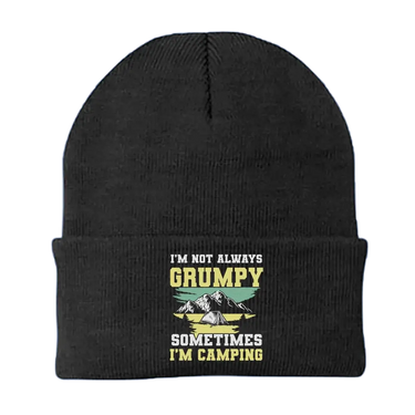 I'm Not Always Grumpy Embroidered Beanie